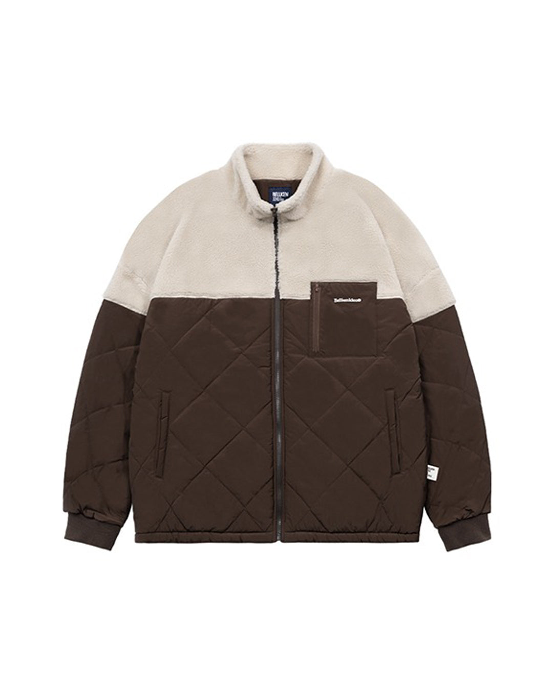 Stand Collar Switching Jacket JK119