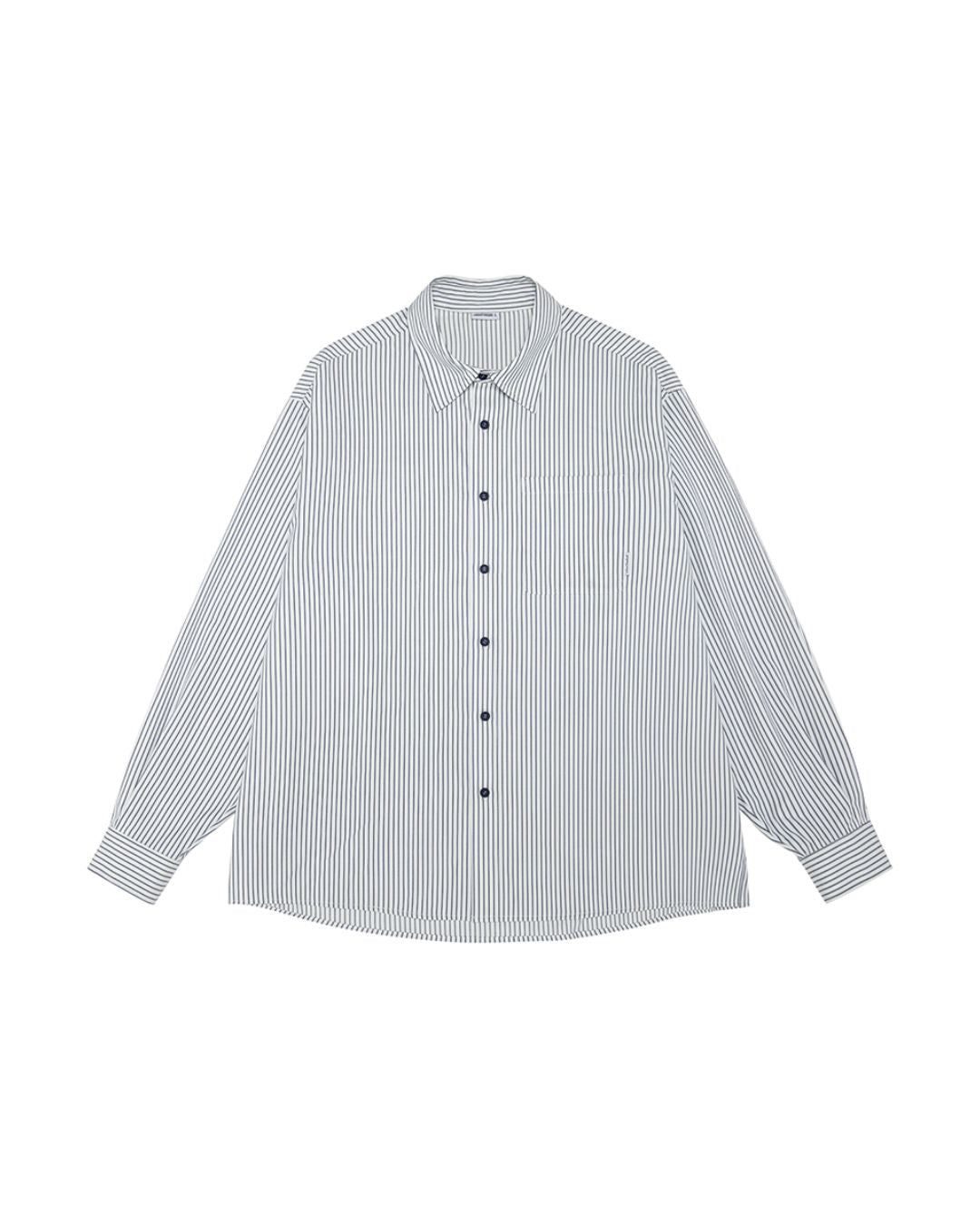 Oversized Striped Shirt LS095