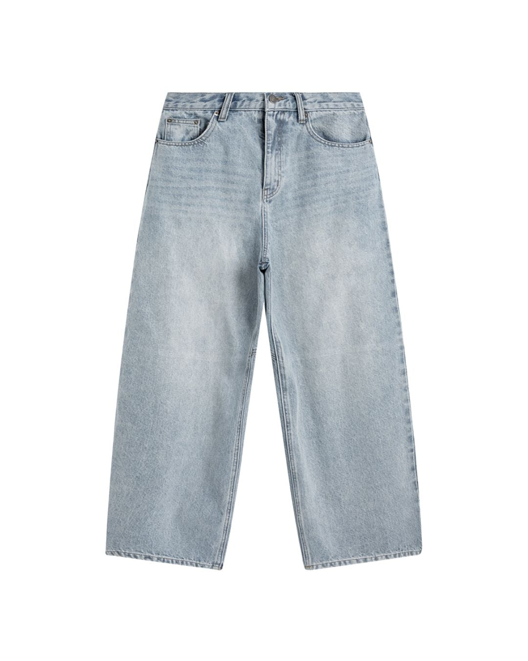 Wide-leg Blue Jeans DP055
