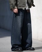 Vintage Navy Straight Denim DP056