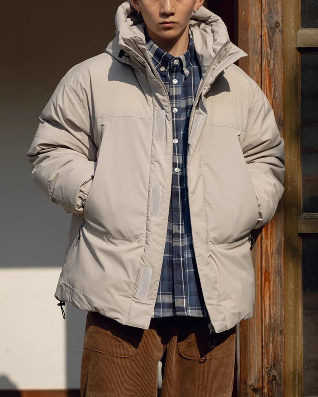 White Duck Hooded Down DW018