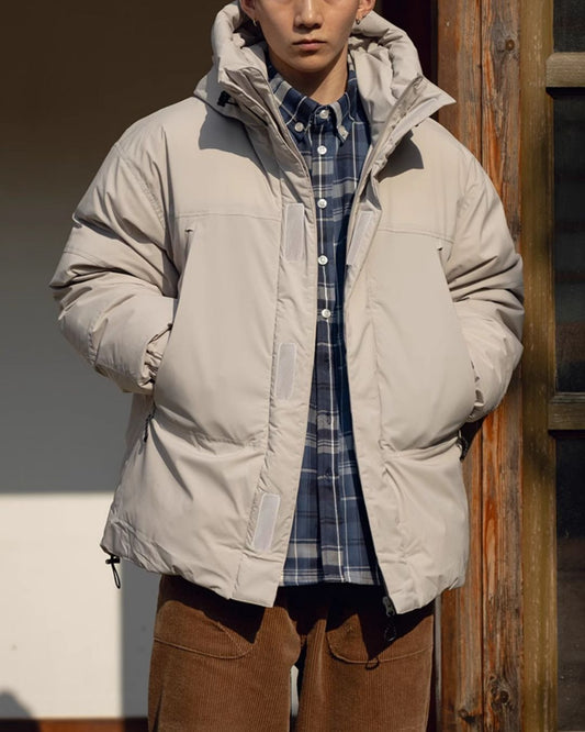 White Duck Hooded Down DW018