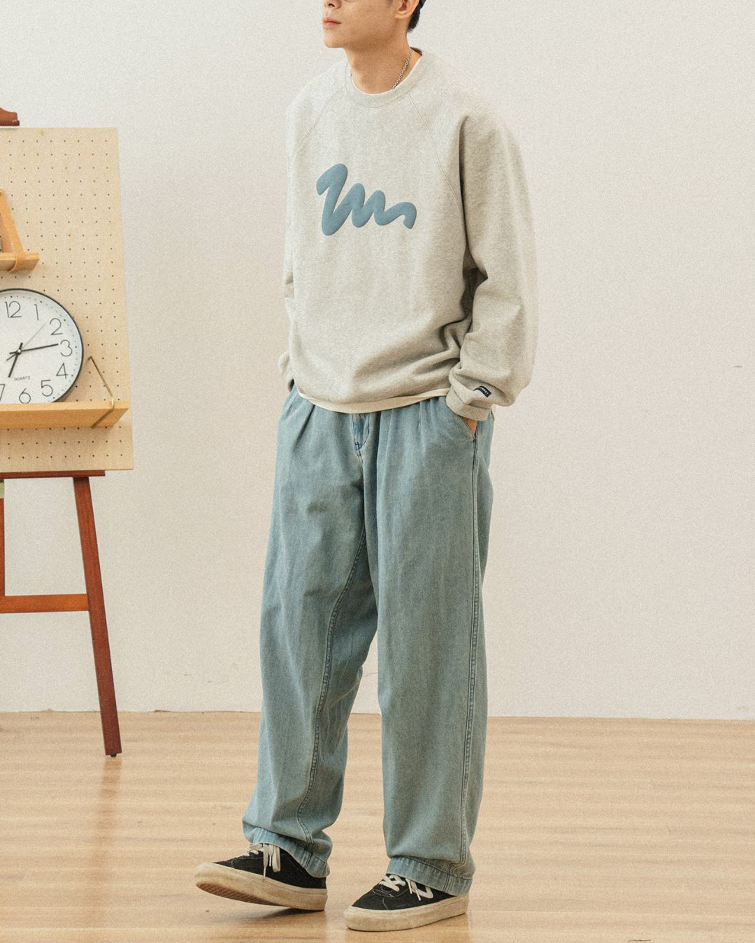 【10日以内お届け】Painted Logo Sweat SW008