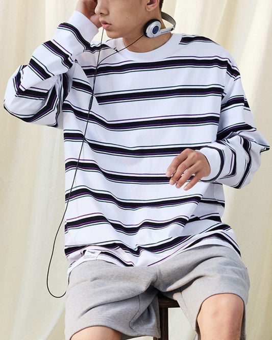 Contrast Border T-shirt LT071