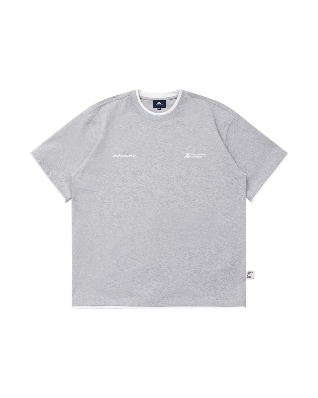 Layered Cotton T-shirt ST163