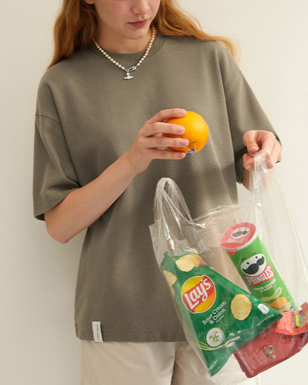 Waffle Basic T-shirt ST151