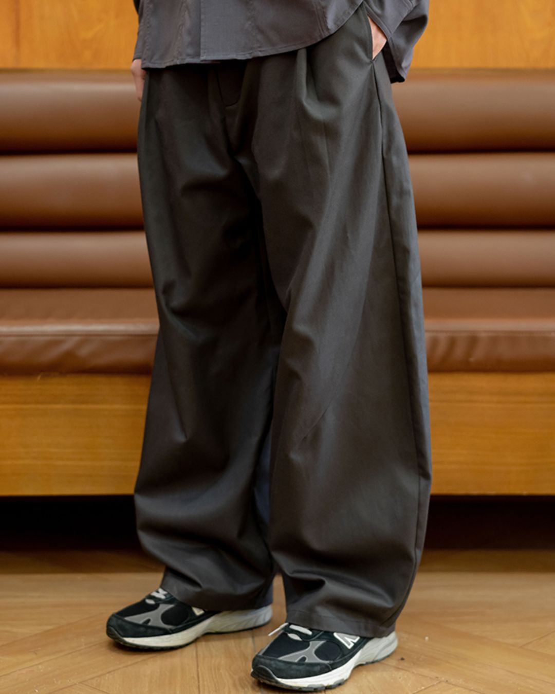 Wide Curve Pants WP081