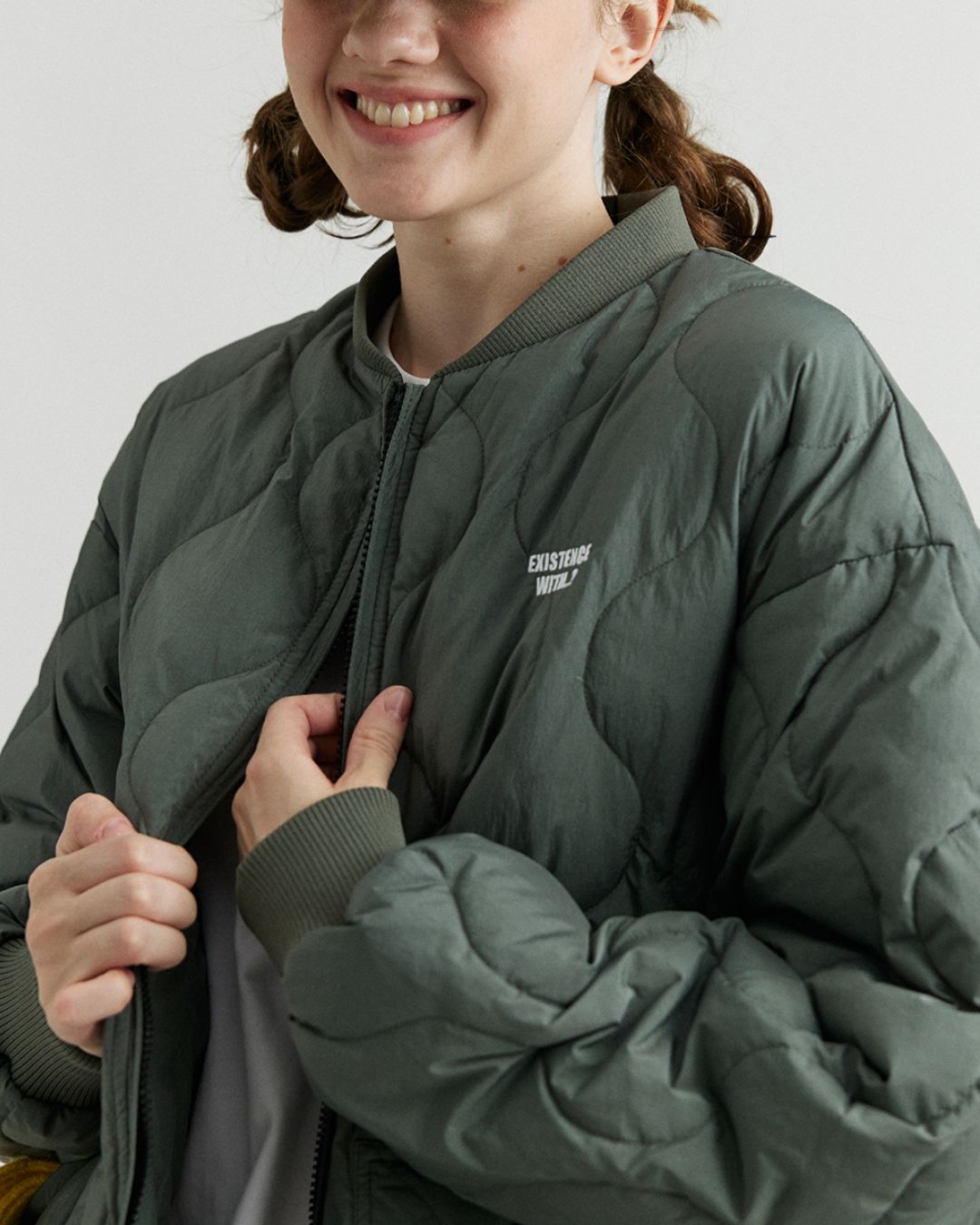 【一週間以内に発送】Quilted Down Jacket JK199
