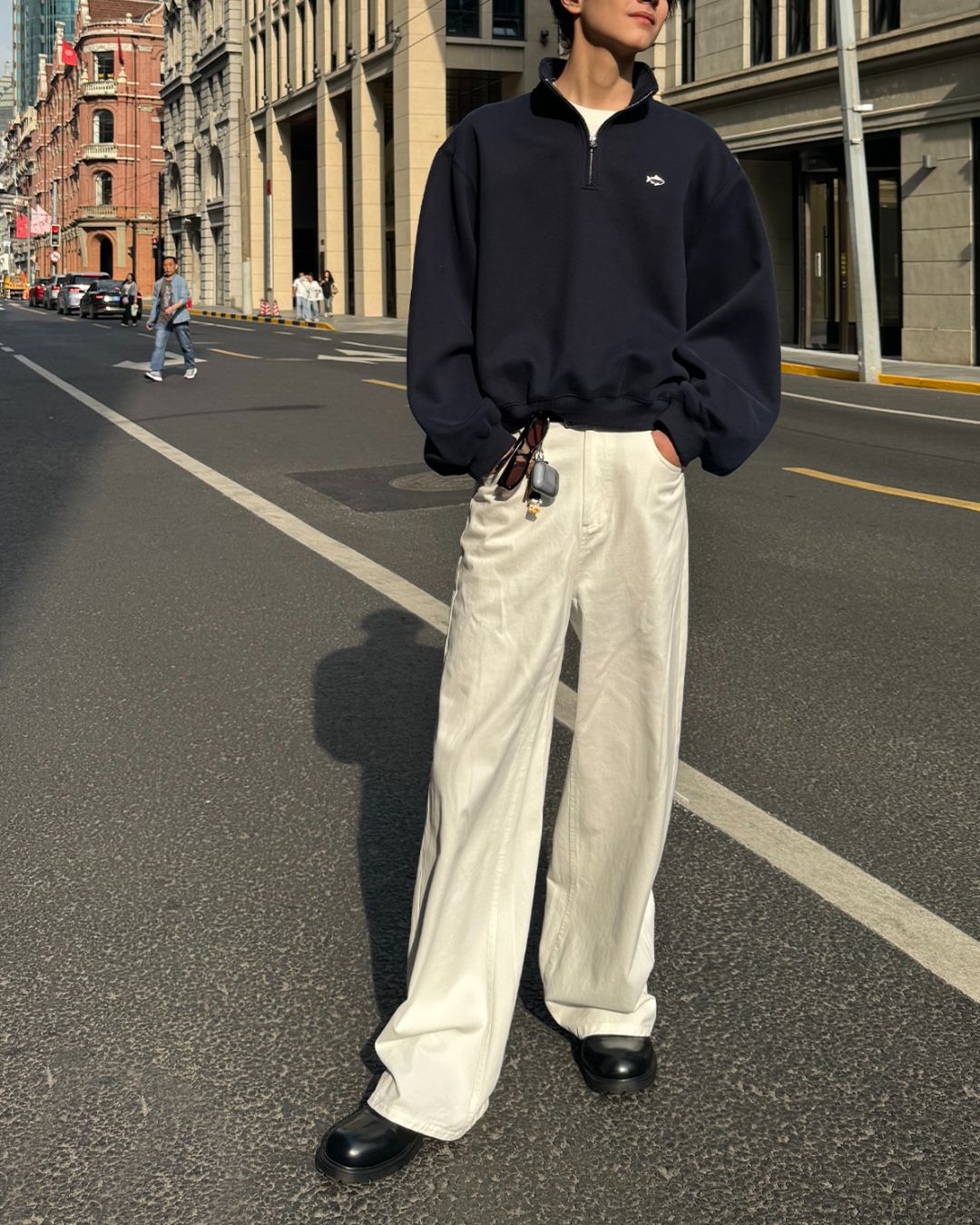Cotton Basic Wide Pants WP080