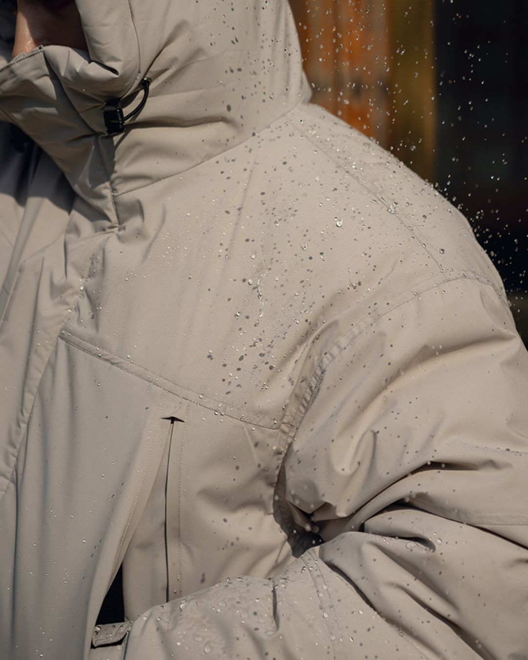 White Duck Hooded Down DW018