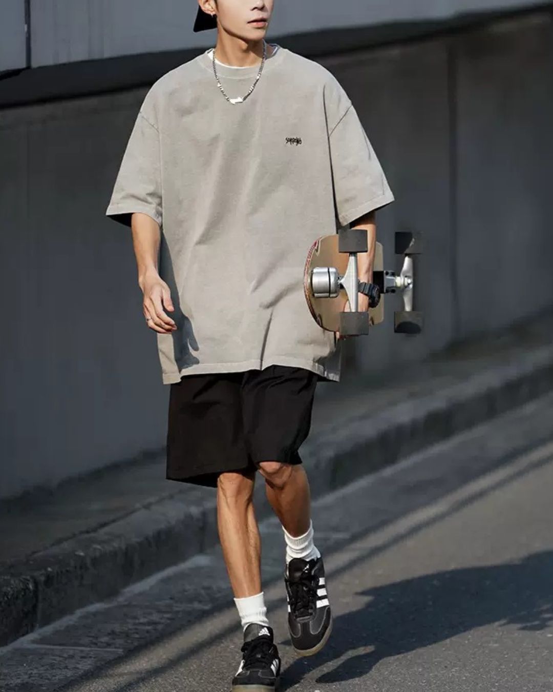 【セール】Washed Color One Point T-shirt ST122