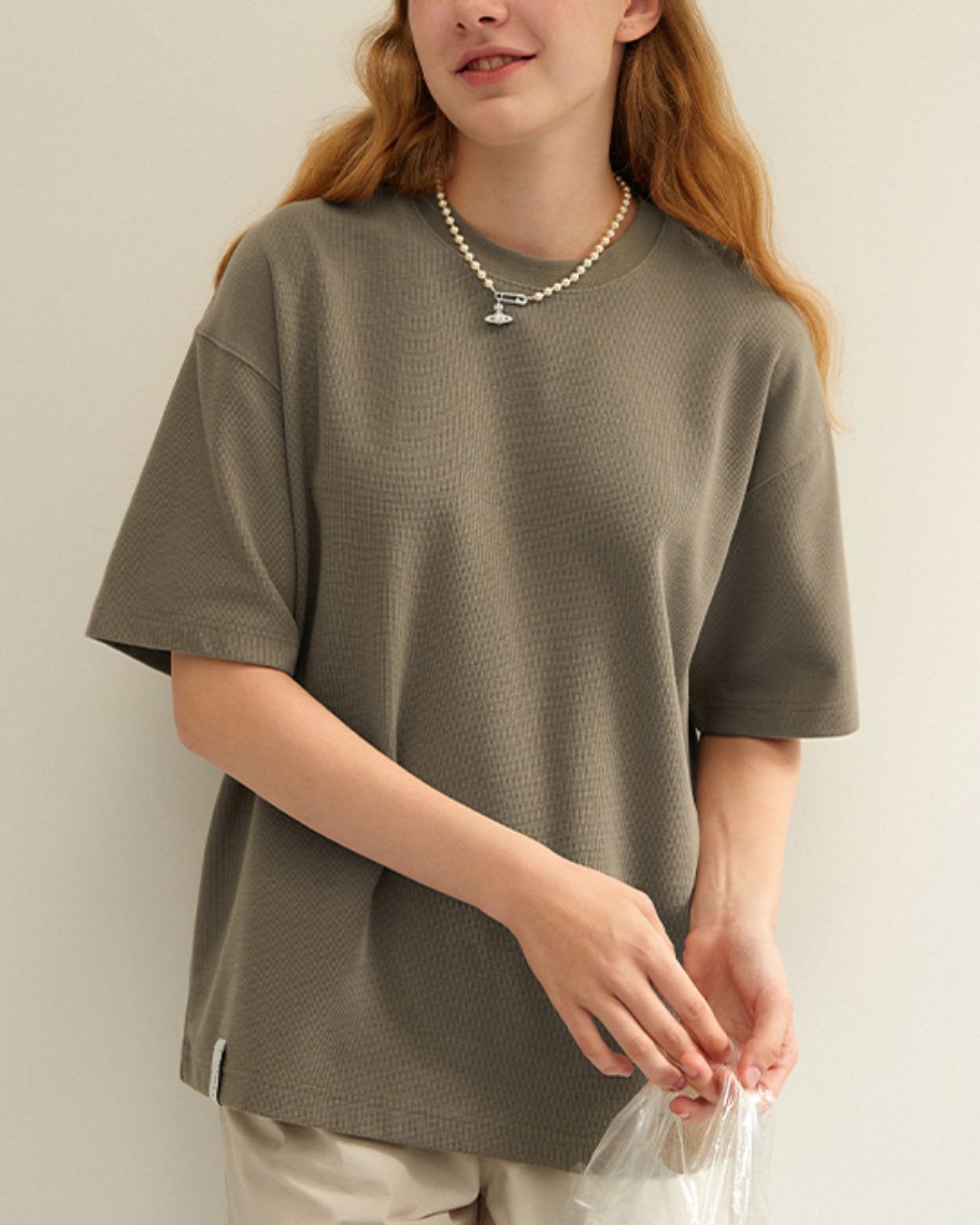 Waffle Basic T-shirt ST151