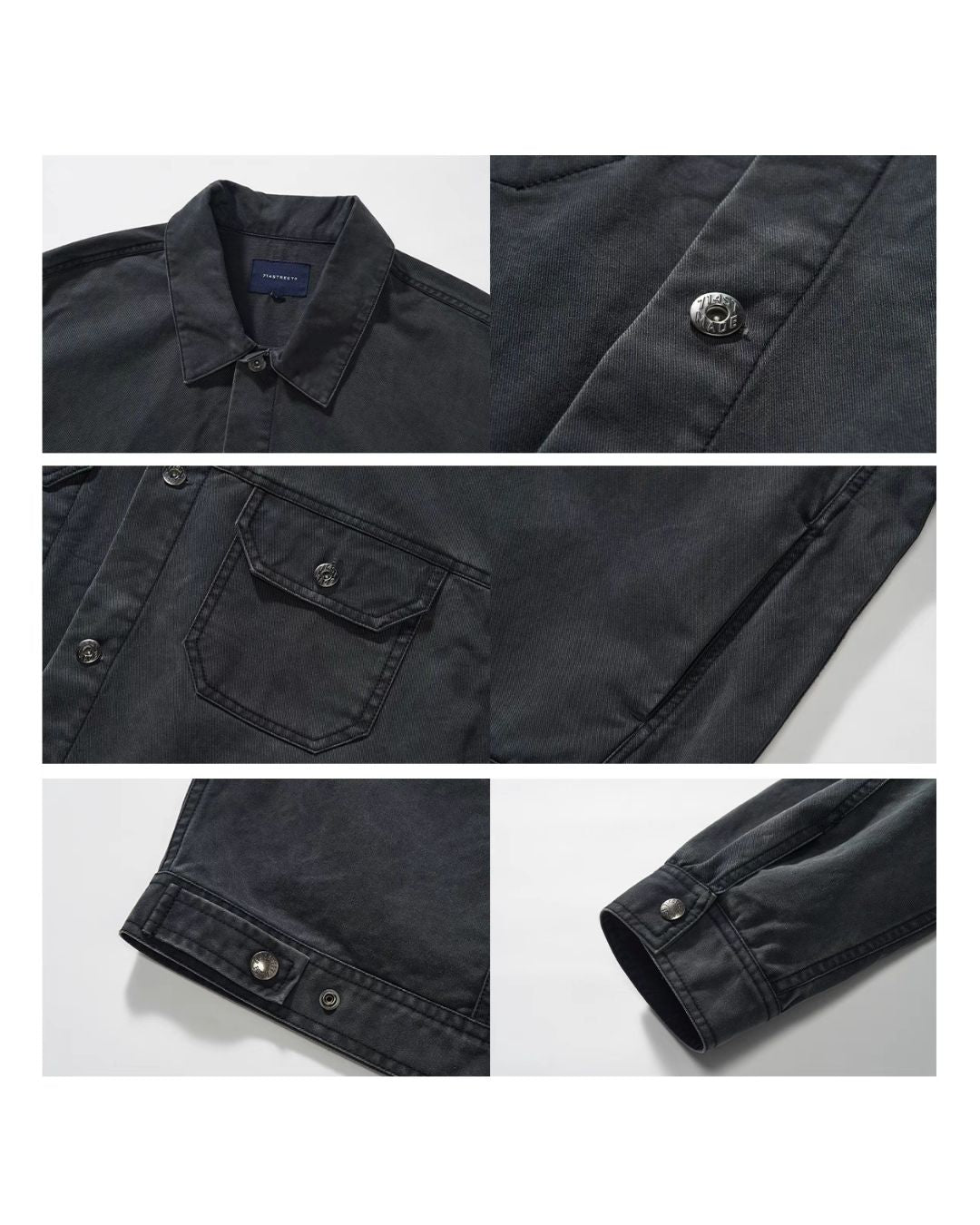 Washed Work Denim Jacket JK219