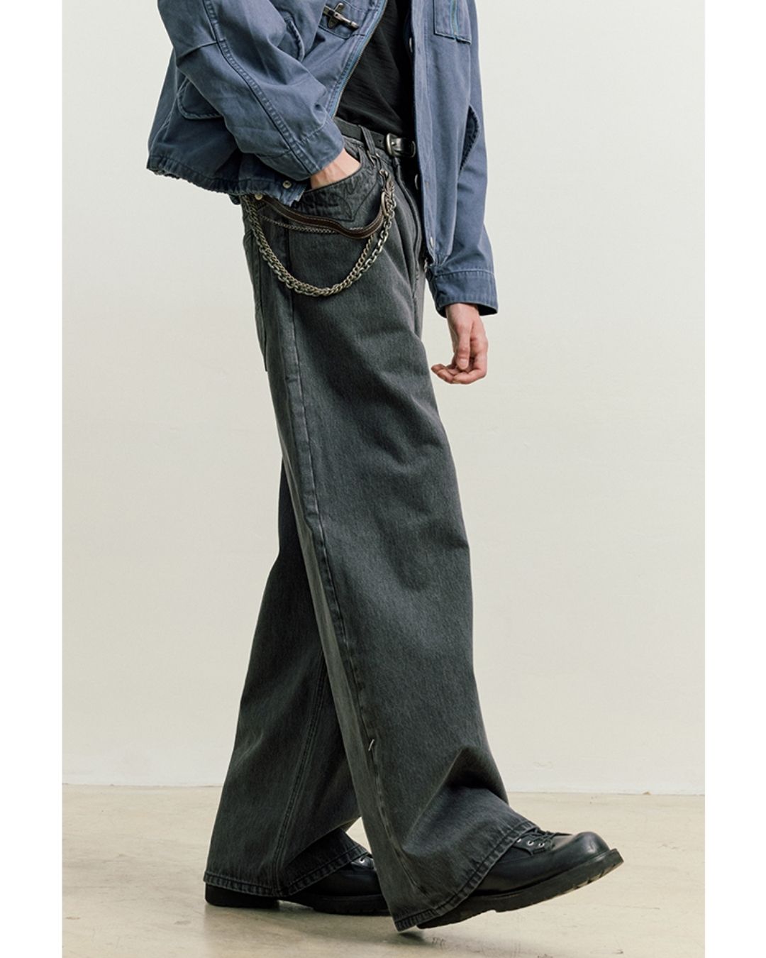 Casual Wide Straight Jeans DP054