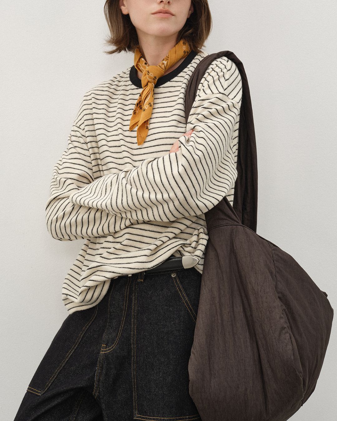 Terry Cloth Border T-shirt LT069