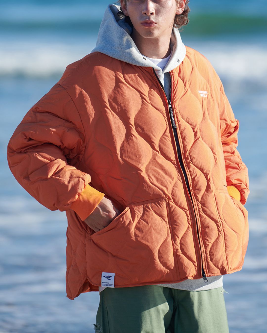 【一週間以内に発送】Quilted Down Jacket JK199