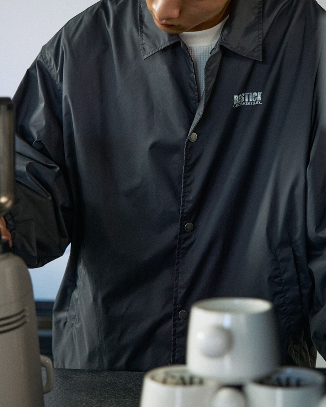 Nylon Coach Jacket JK228