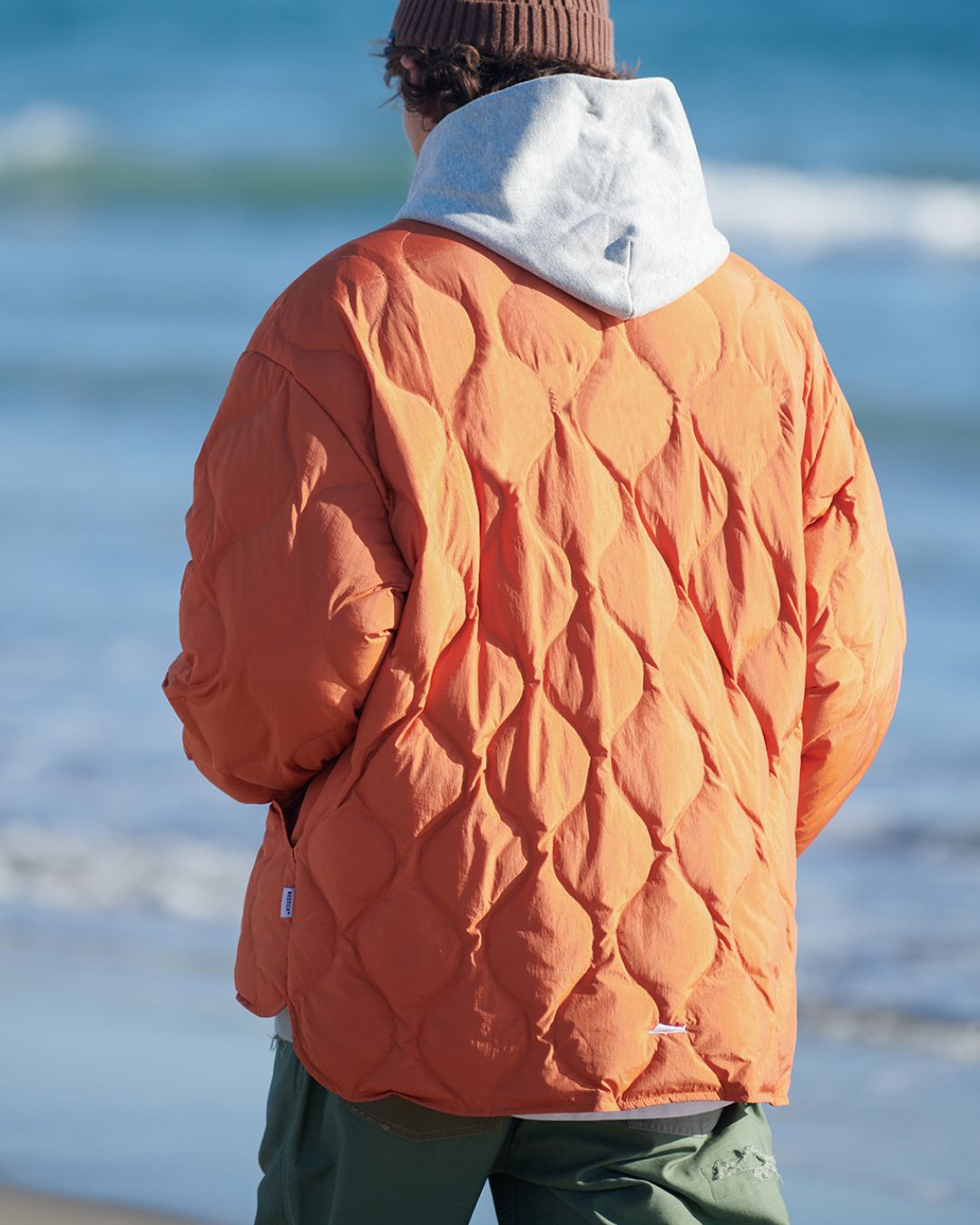 【一週間以内に発送】Quilted Down Jacket JK199