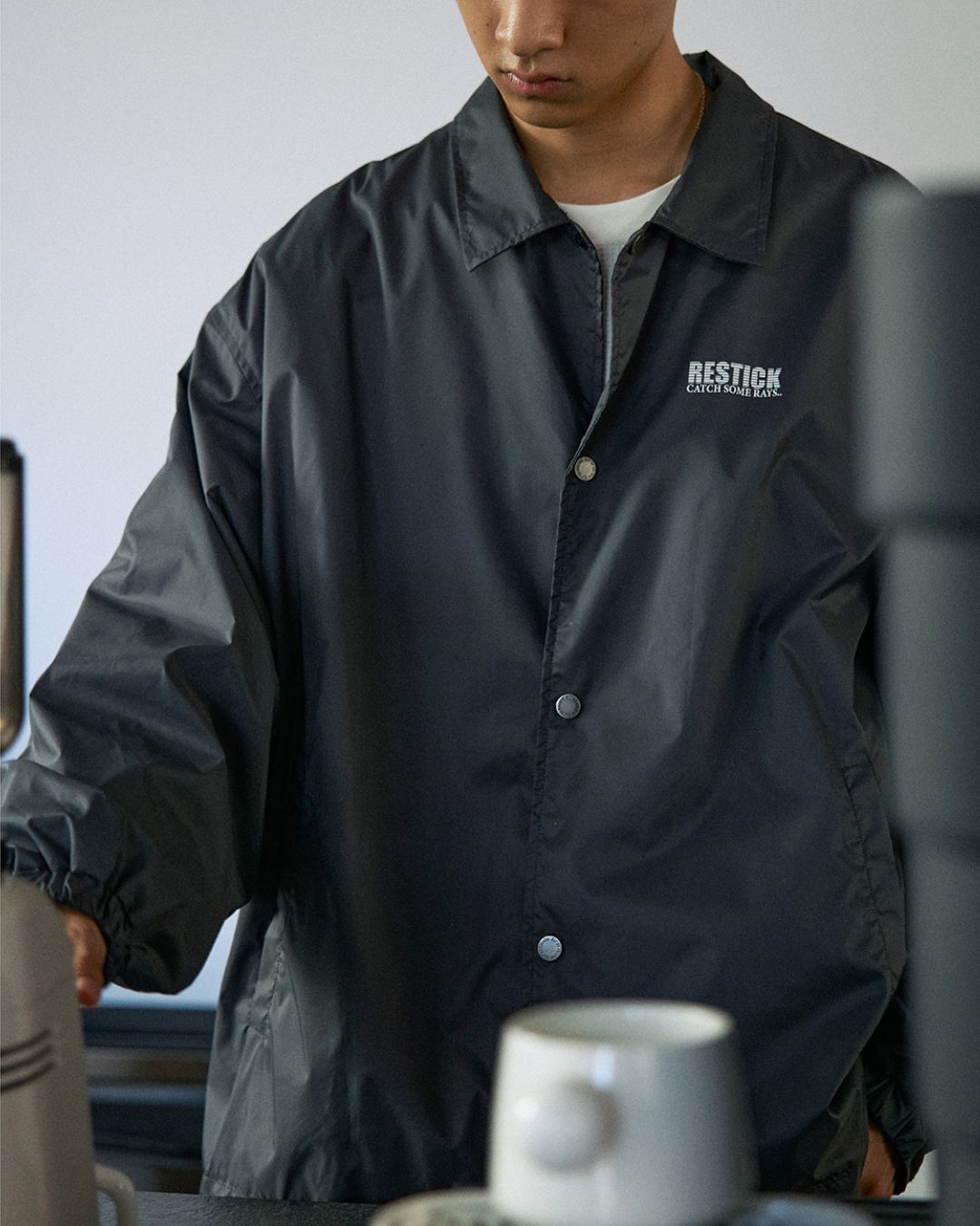 Nylon Coach Jacket JK228