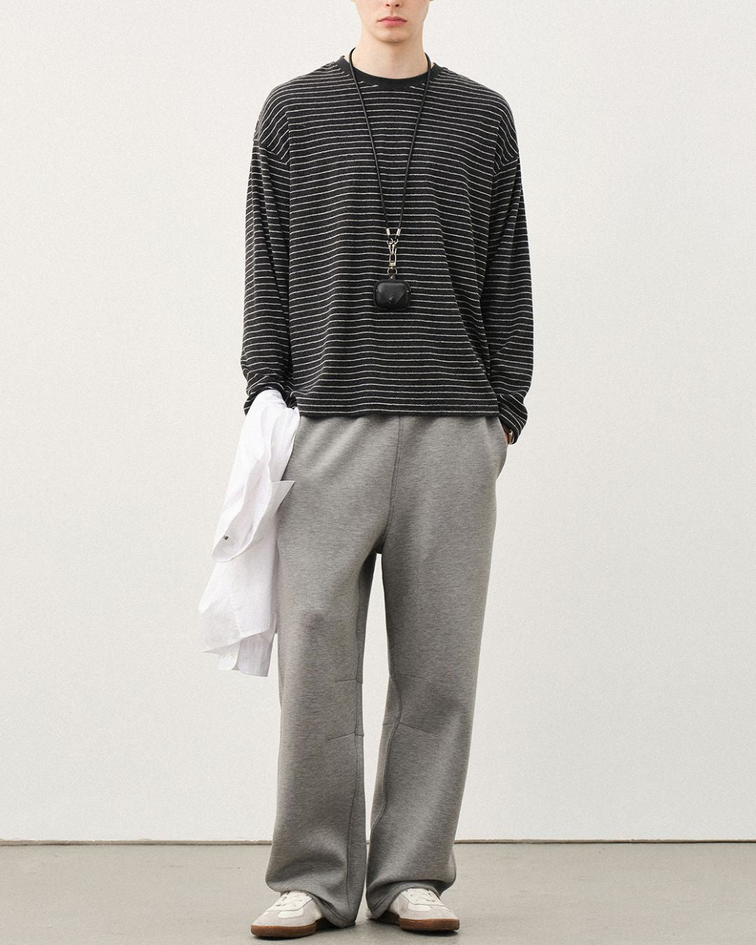 Terry Cloth Border T-shirt LT069