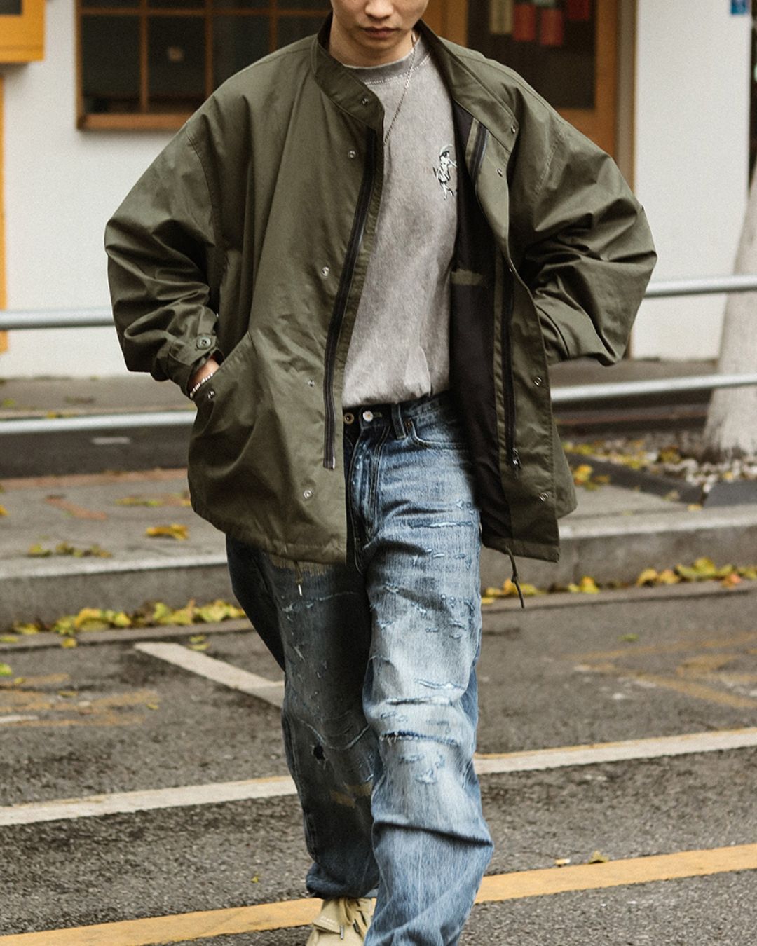 【予約販売】Windproof Stand Work Jacket JK212