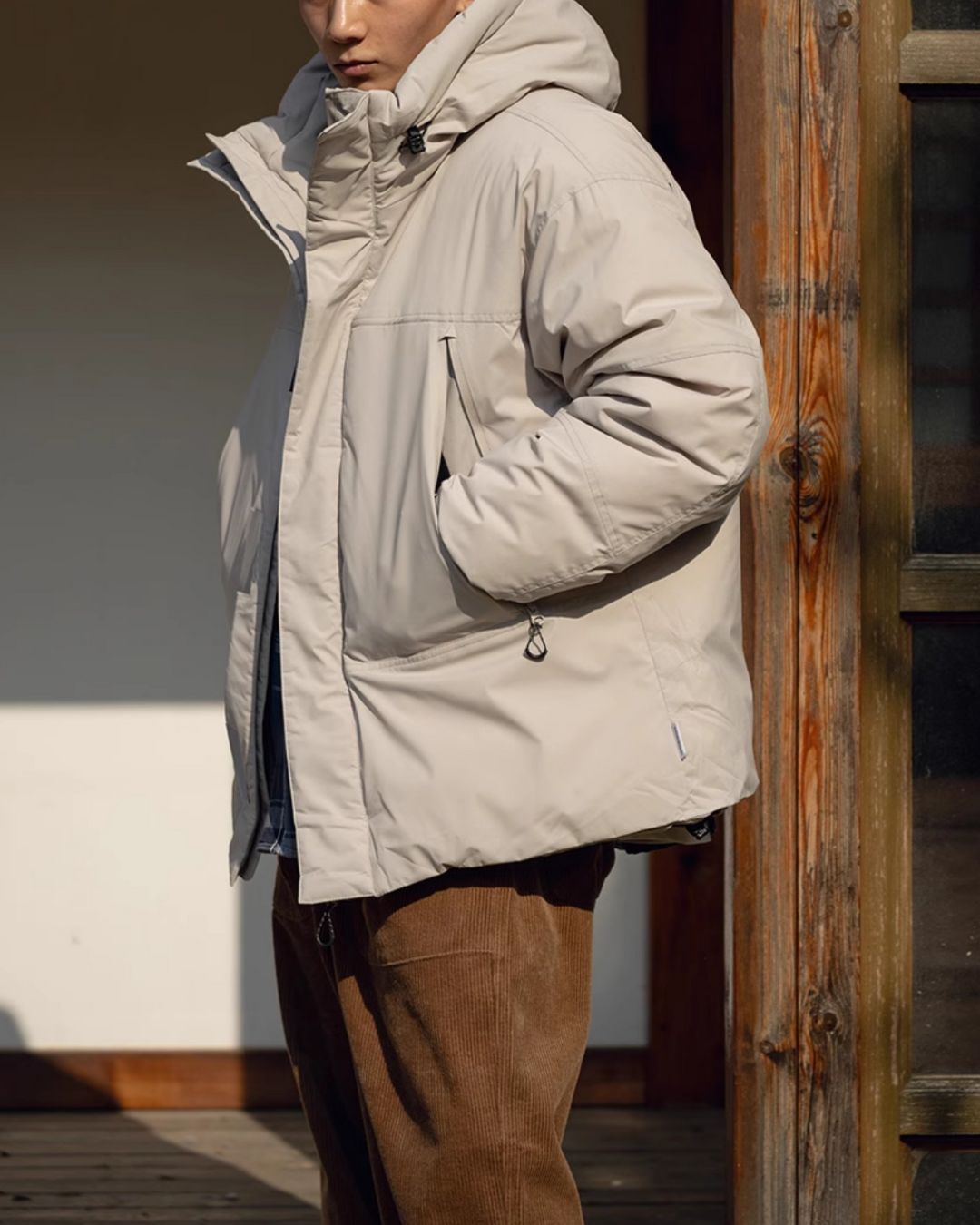 White Duck Hooded Down DW018