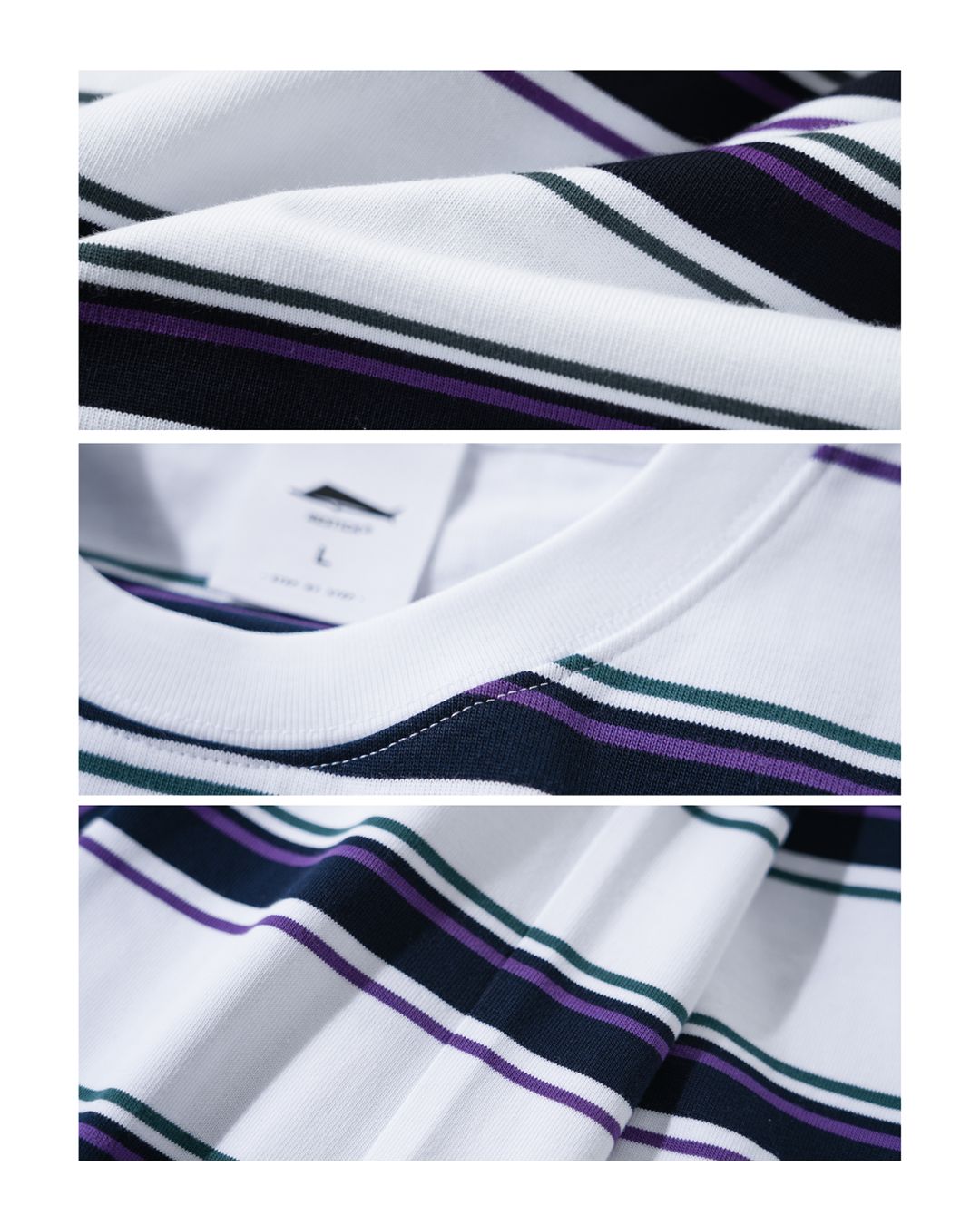 Contrast Border T-shirt LT071