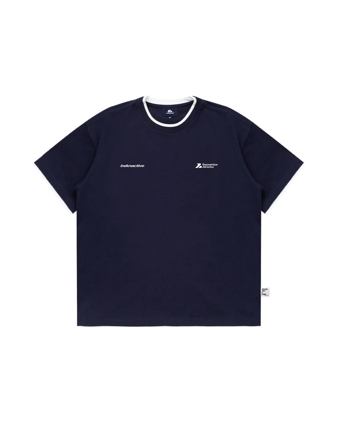 Layered Cotton T-shirt ST163