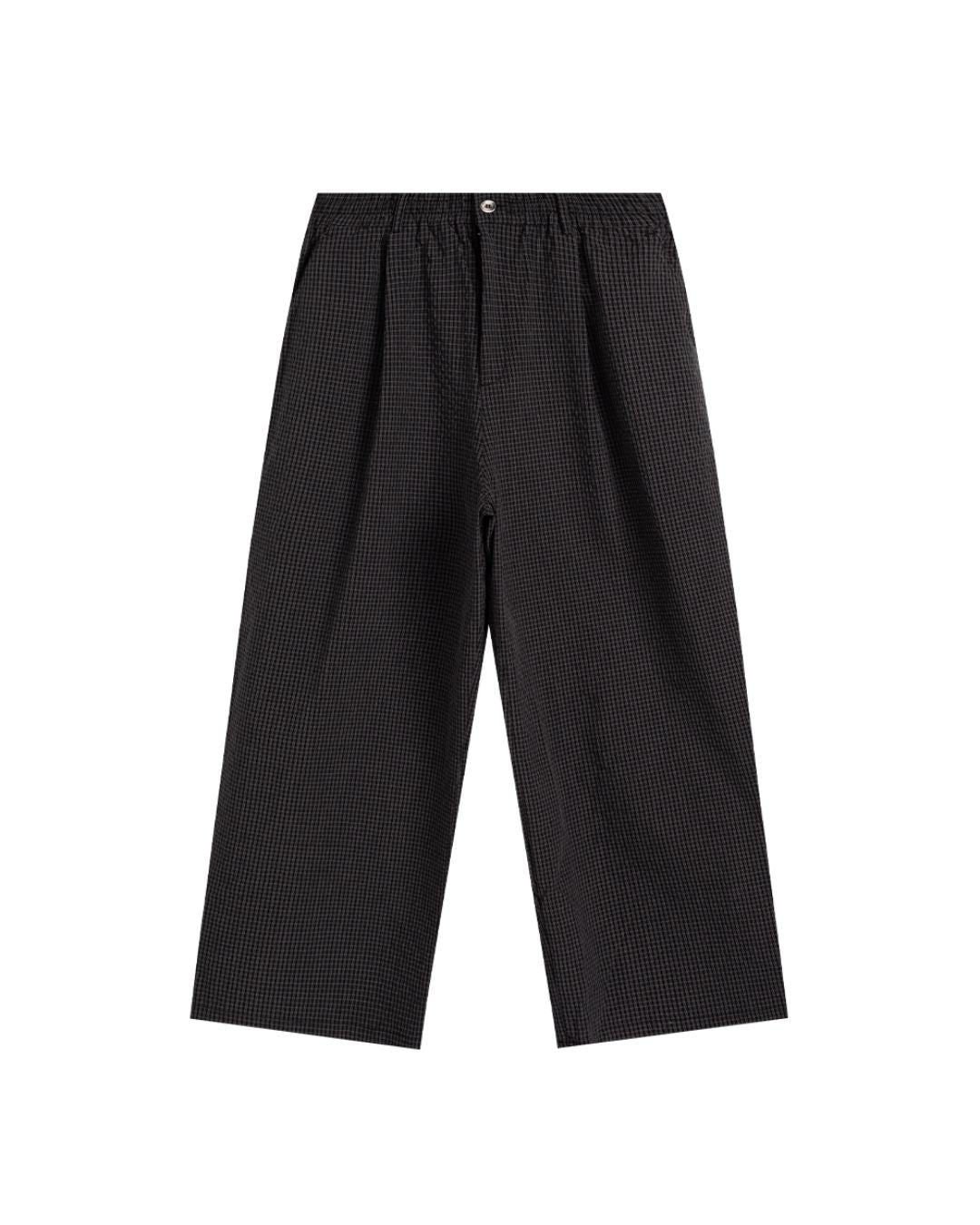 Tuck Wide Check Pants WP083