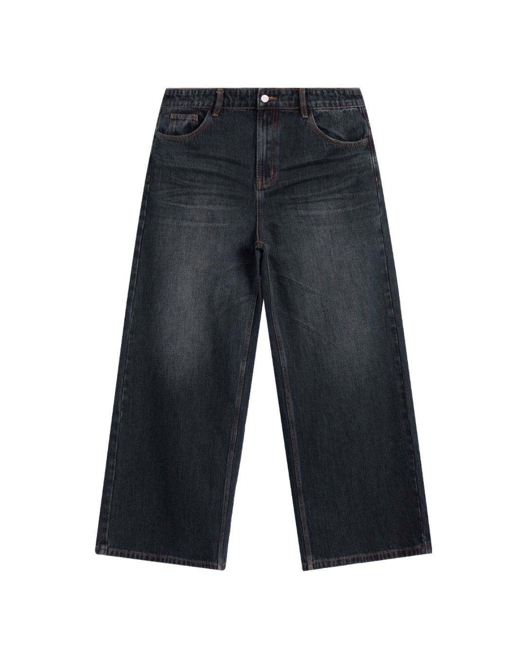 Vintage Navy Straight Denim DP056