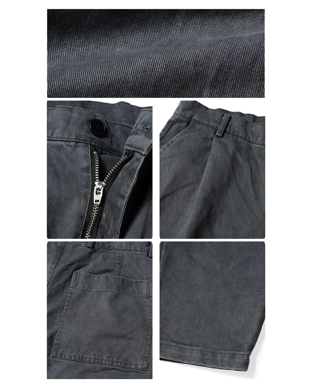 Pleated Cotton Wide Pants WP102