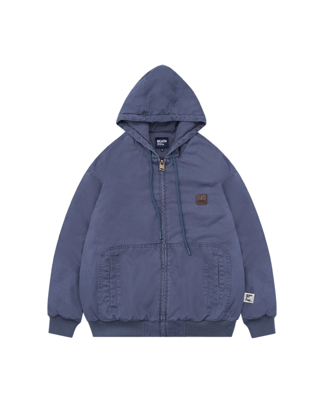 Washed Cotton Hooded Jacket JK196