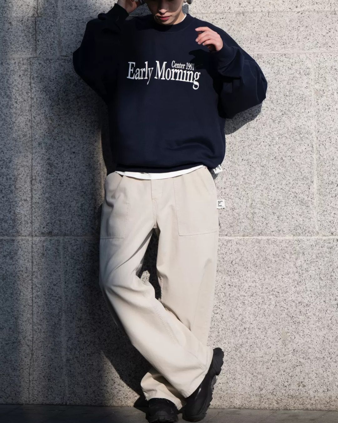 【10日以内お届け】Straight Cotton Work Pants WP060