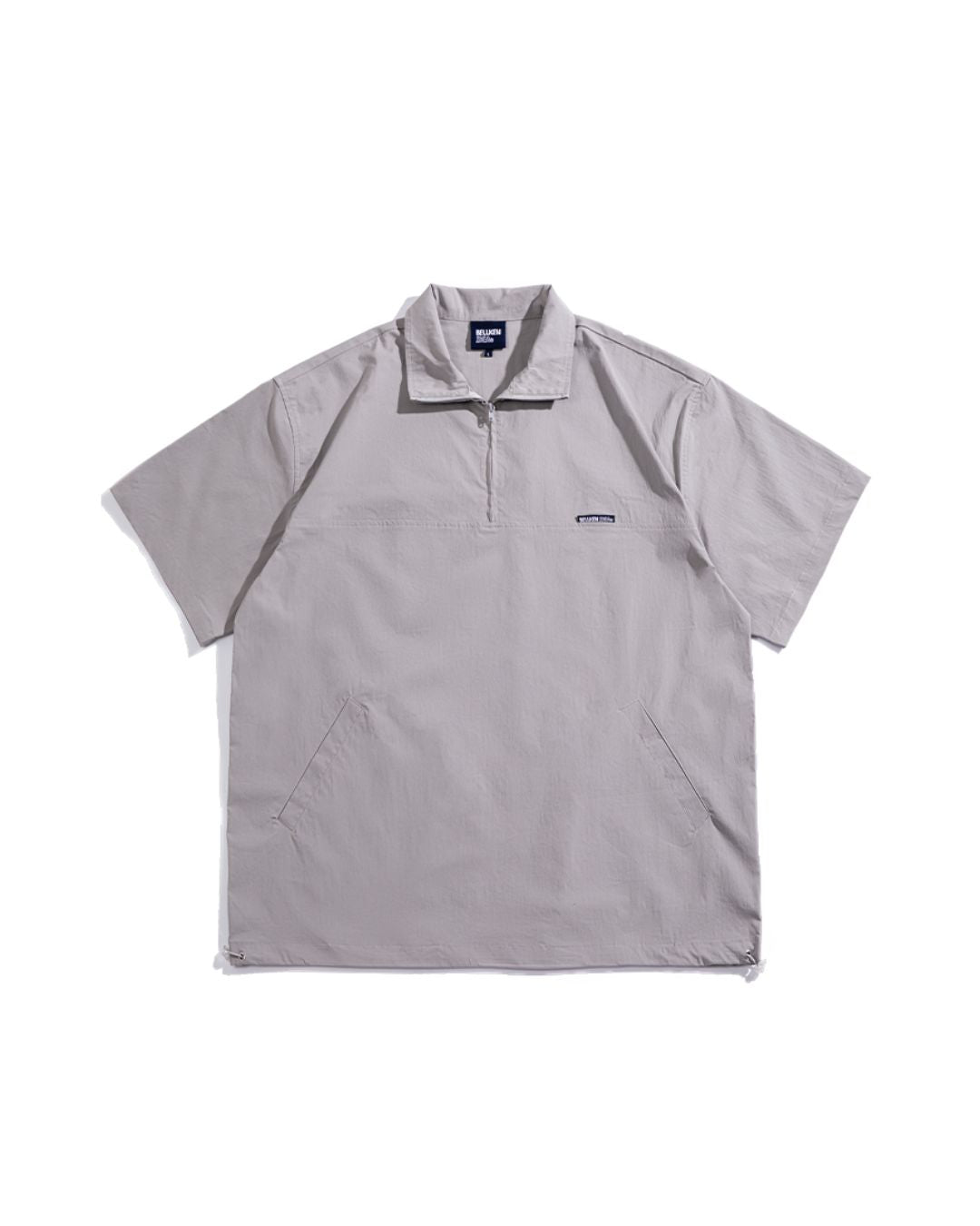 【セール】Half-zip Drawstring Shirt SS066