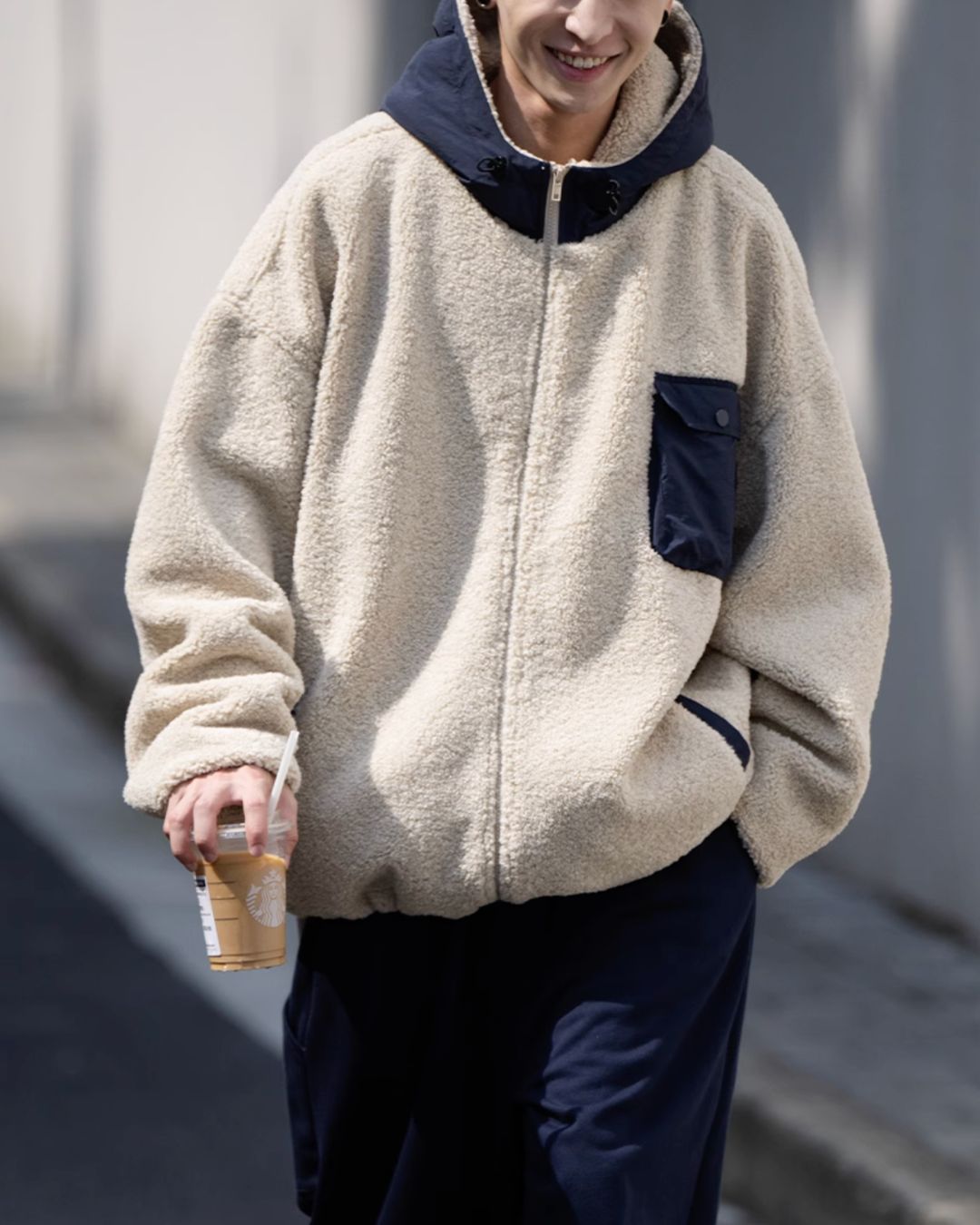 【10日以内お届け】Hooded Wool Jacket JK110