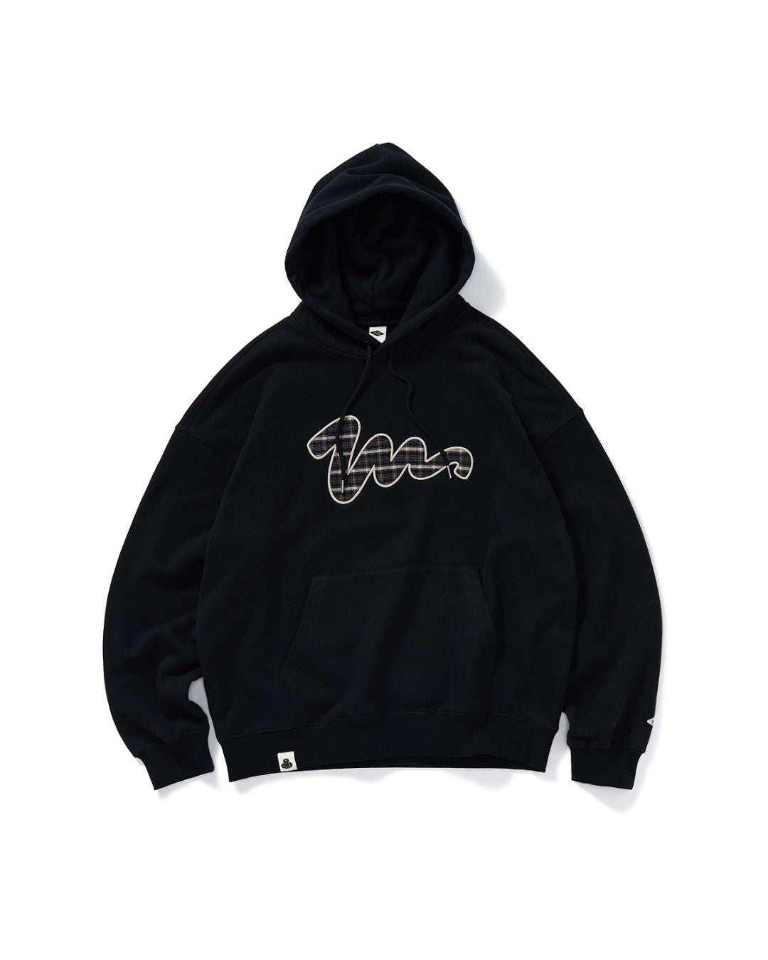 Check Patch Hoodie HD074