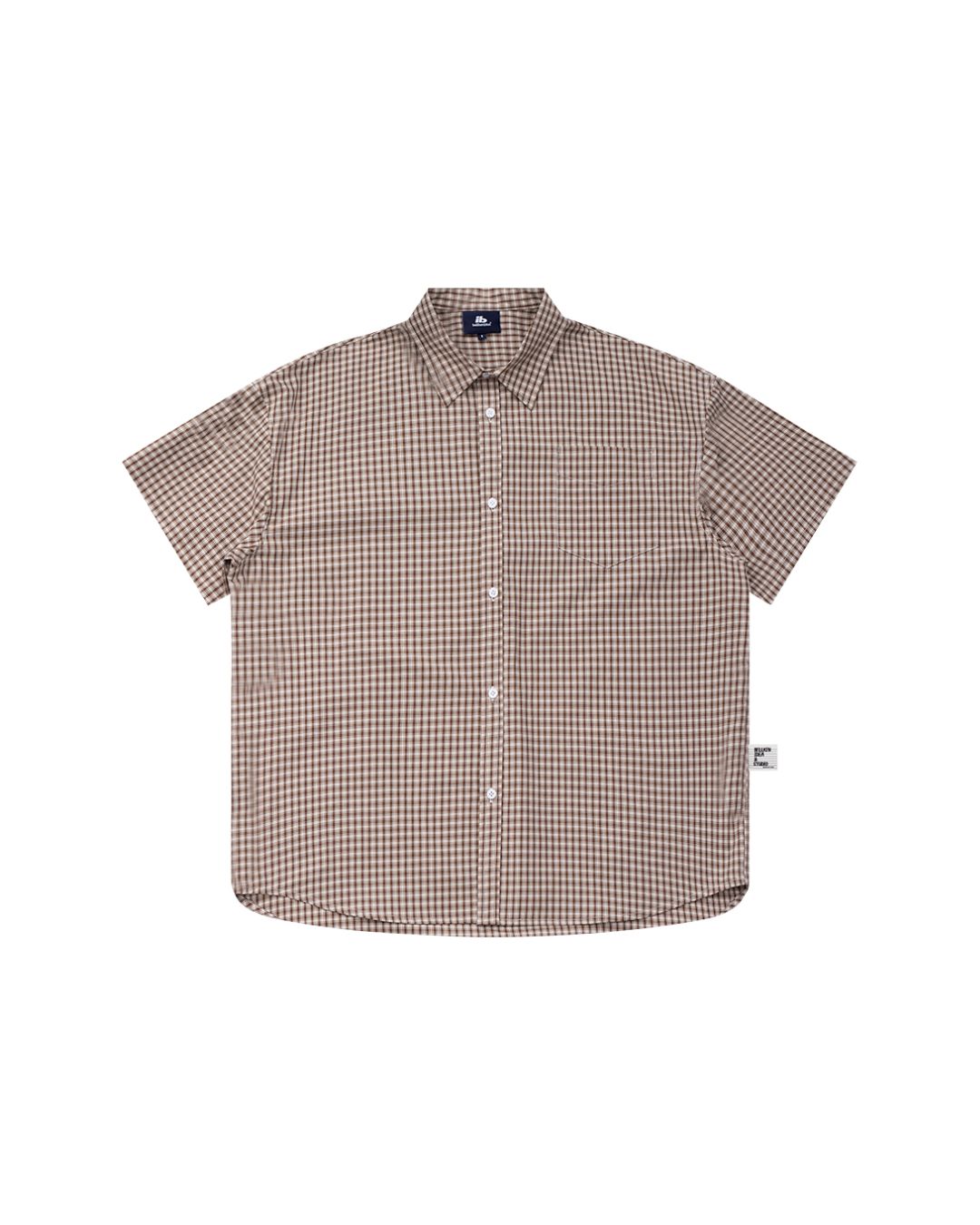 Casual Cotton Check Shirt SS075