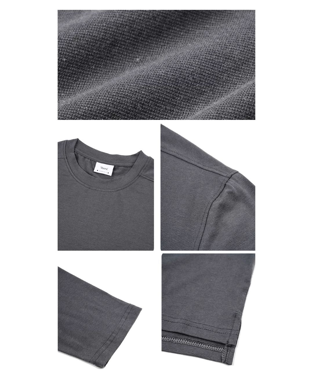 Wool Blend Long Sleeve T-Shirt LT092