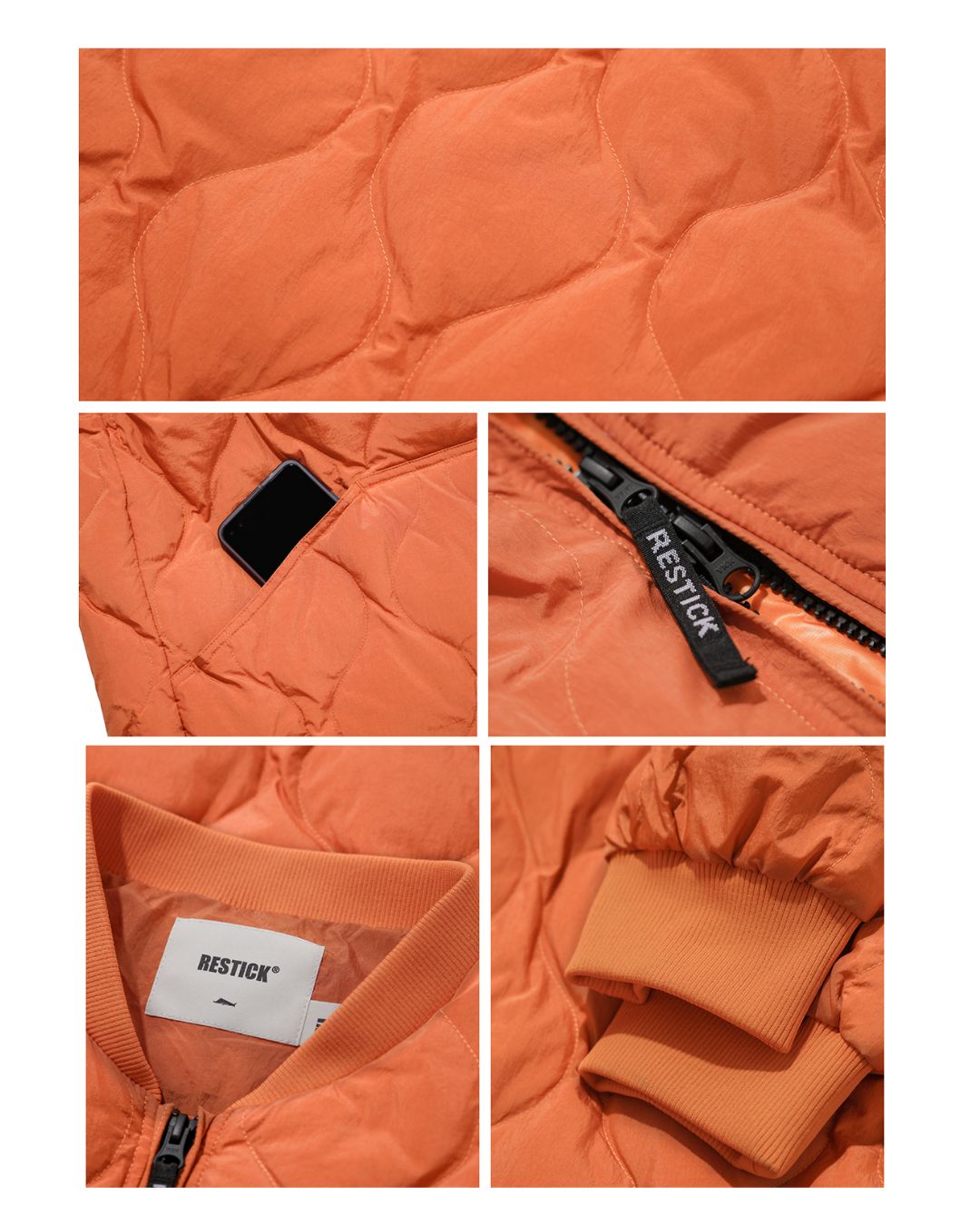 【一週間以内に発送】Quilted Down Jacket JK199