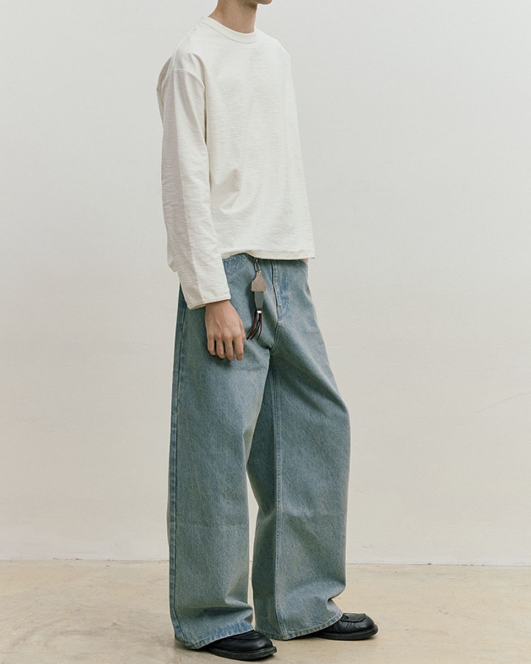 Casual Wide Straight Jeans DP054