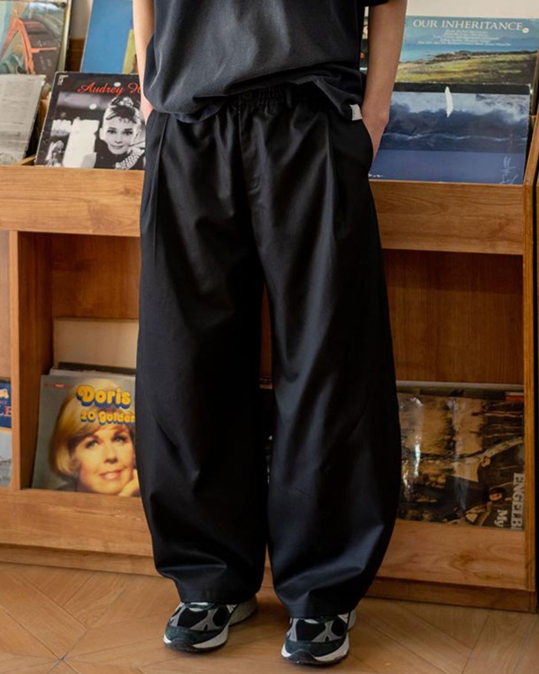 Wide Curve Pants WP081