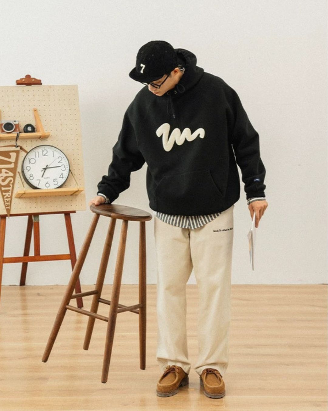 Painted Logo Hoodie HD011