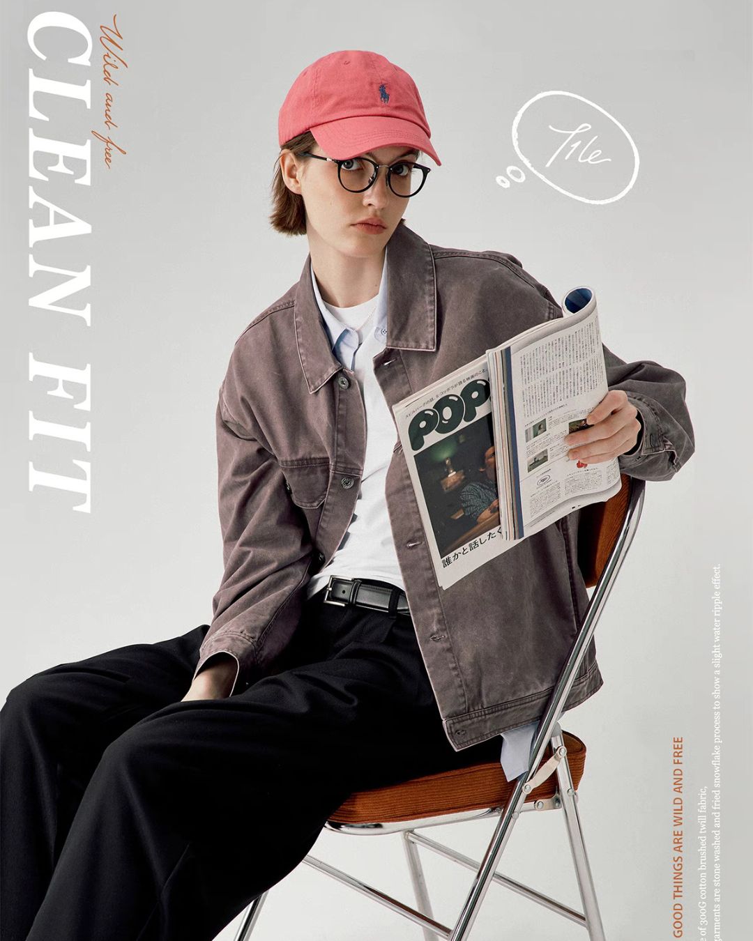 Washed Work Denim Jacket JK219