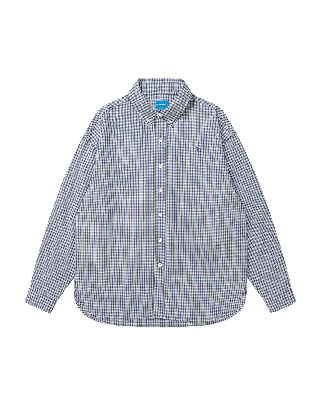 Cotton One-point Check Shirt LS103