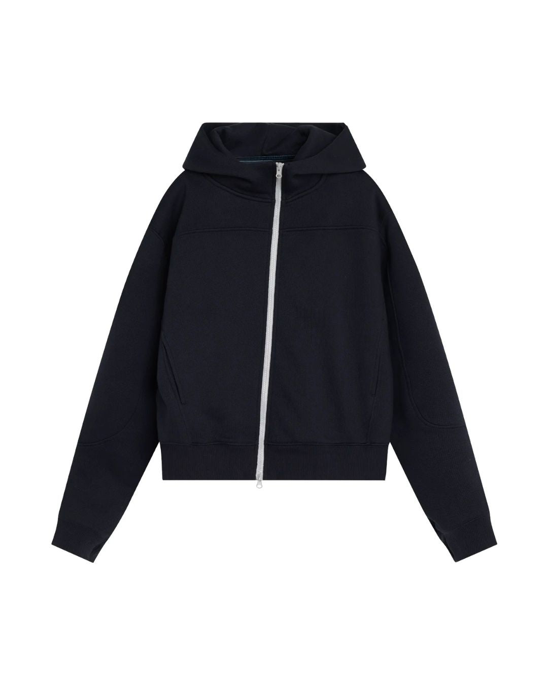 Diagonal Zip Hoodie HD088