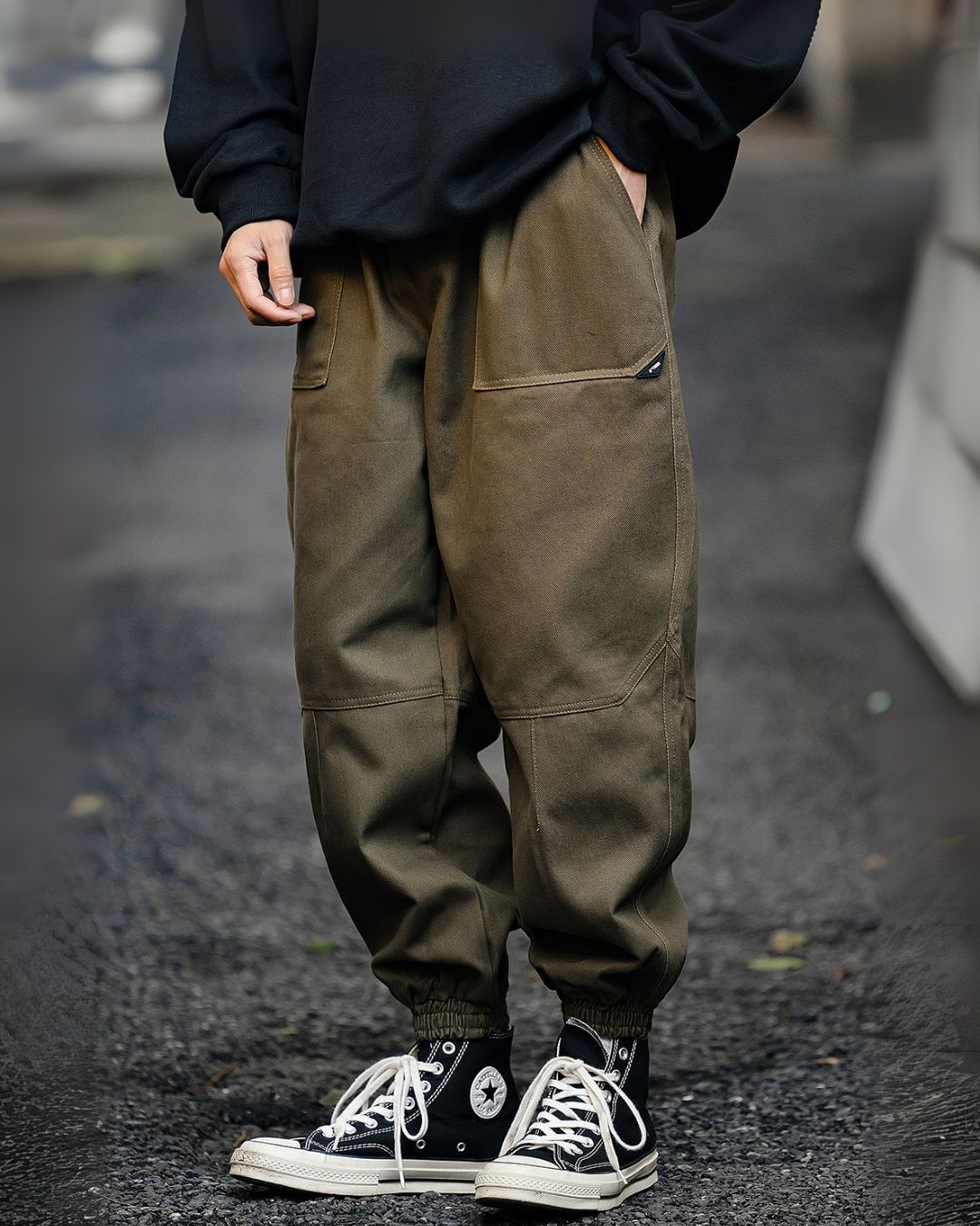 Tapered Cargo Pants CP058
