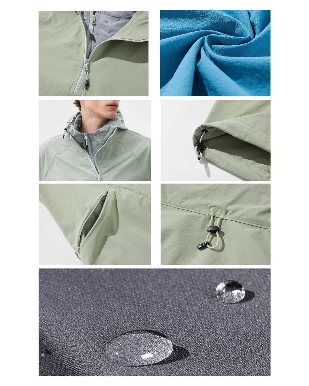 Layered Anorak Nylon Jacket JK258