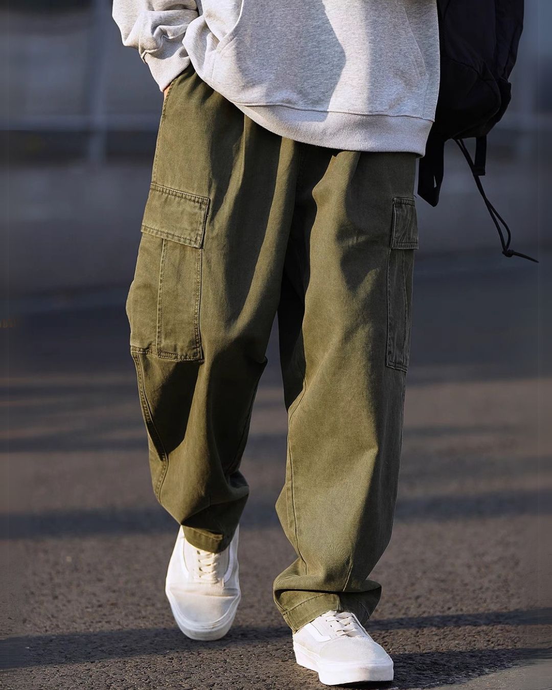 【10日以内お届け】Straight Cargo Pants CP026