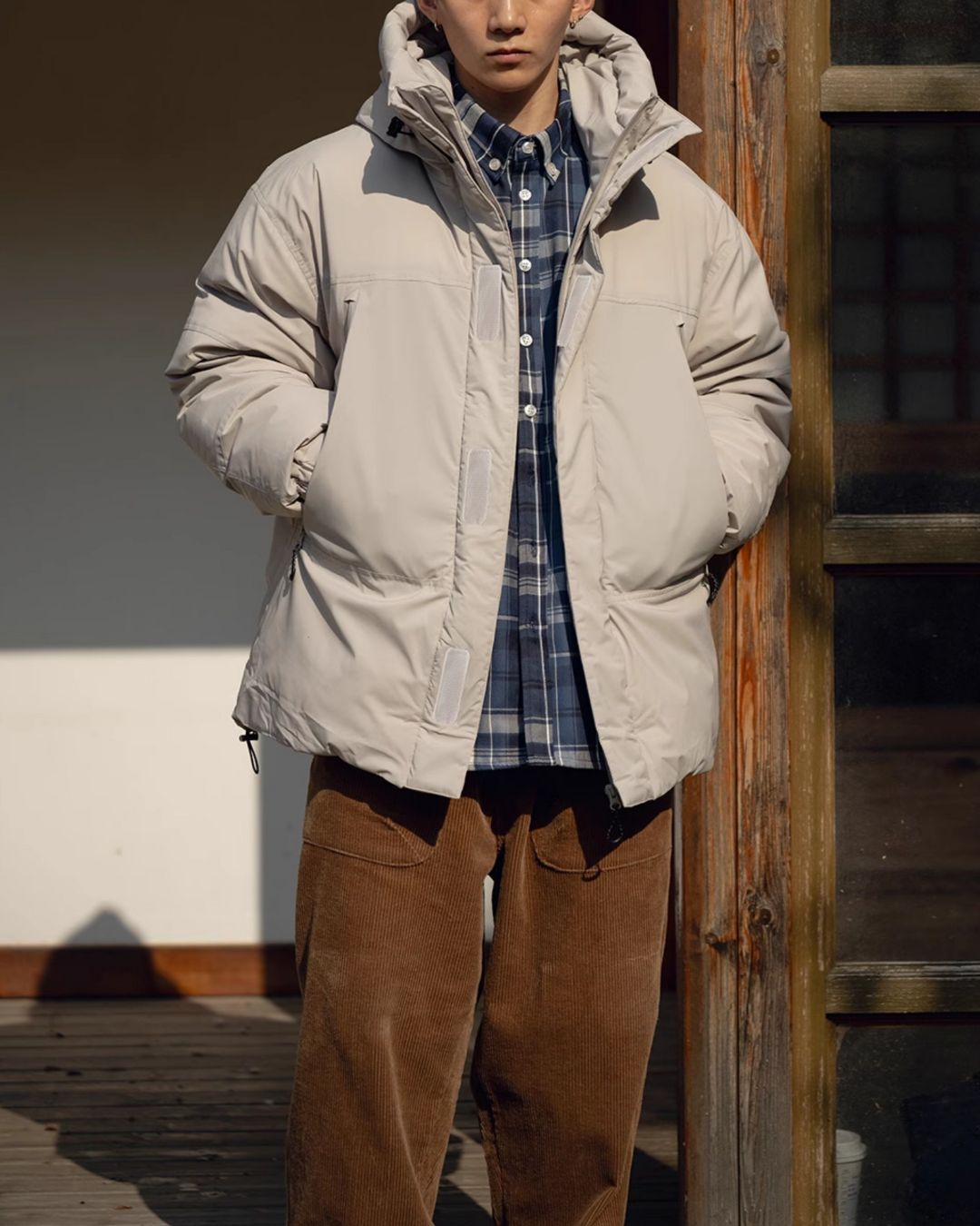 White Duck Hooded Down DW018