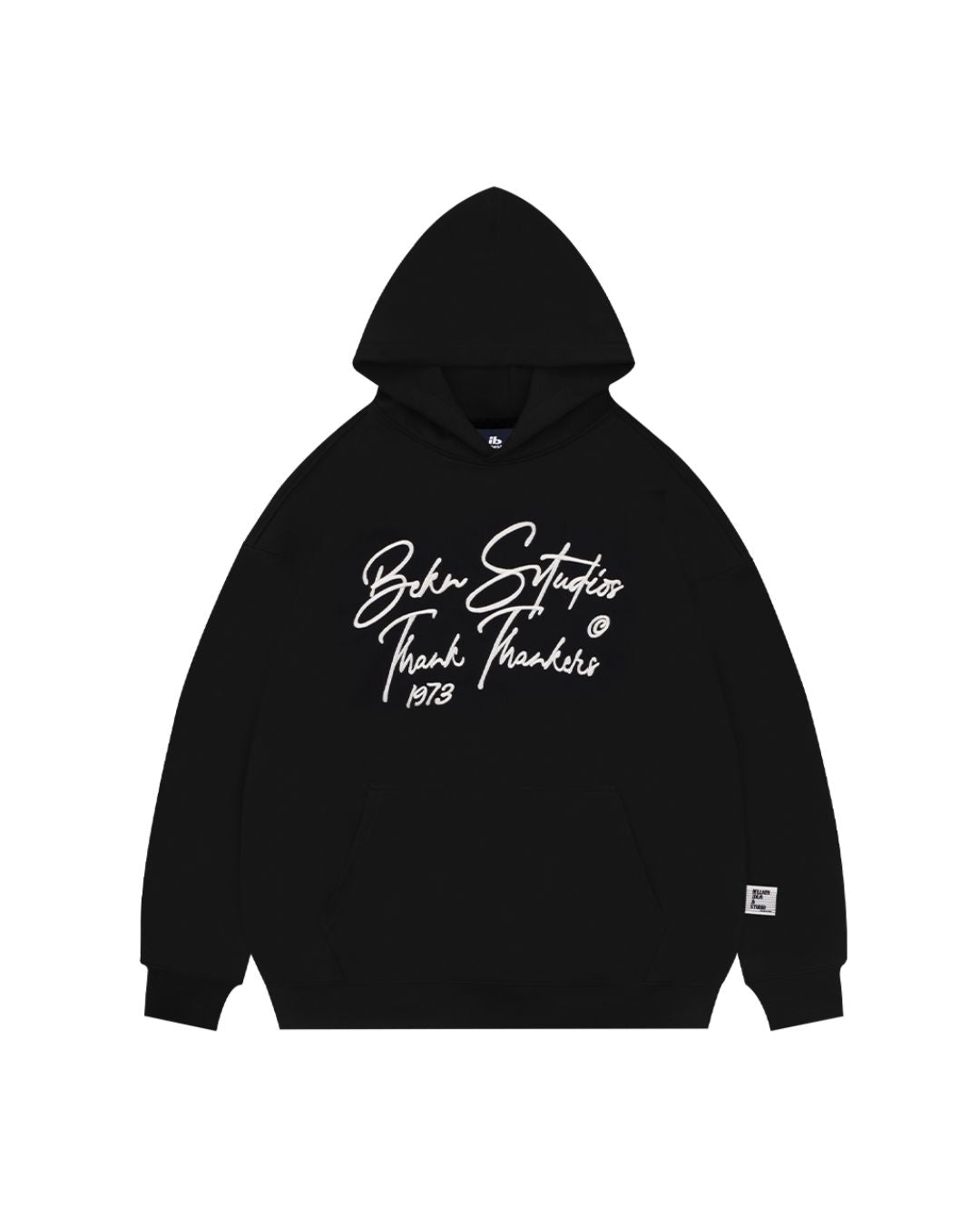 Letter Embroidered Hoodie HD071